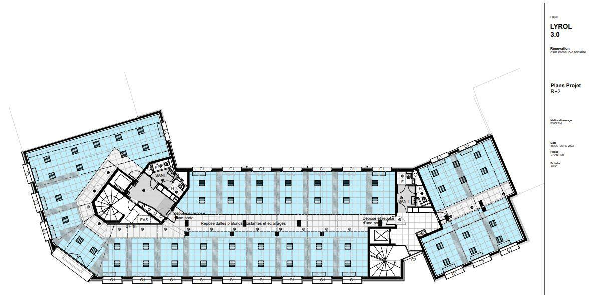 Bureau Lyon 1437m² Location bureau Lyon Rhône OLBUR2110038 32